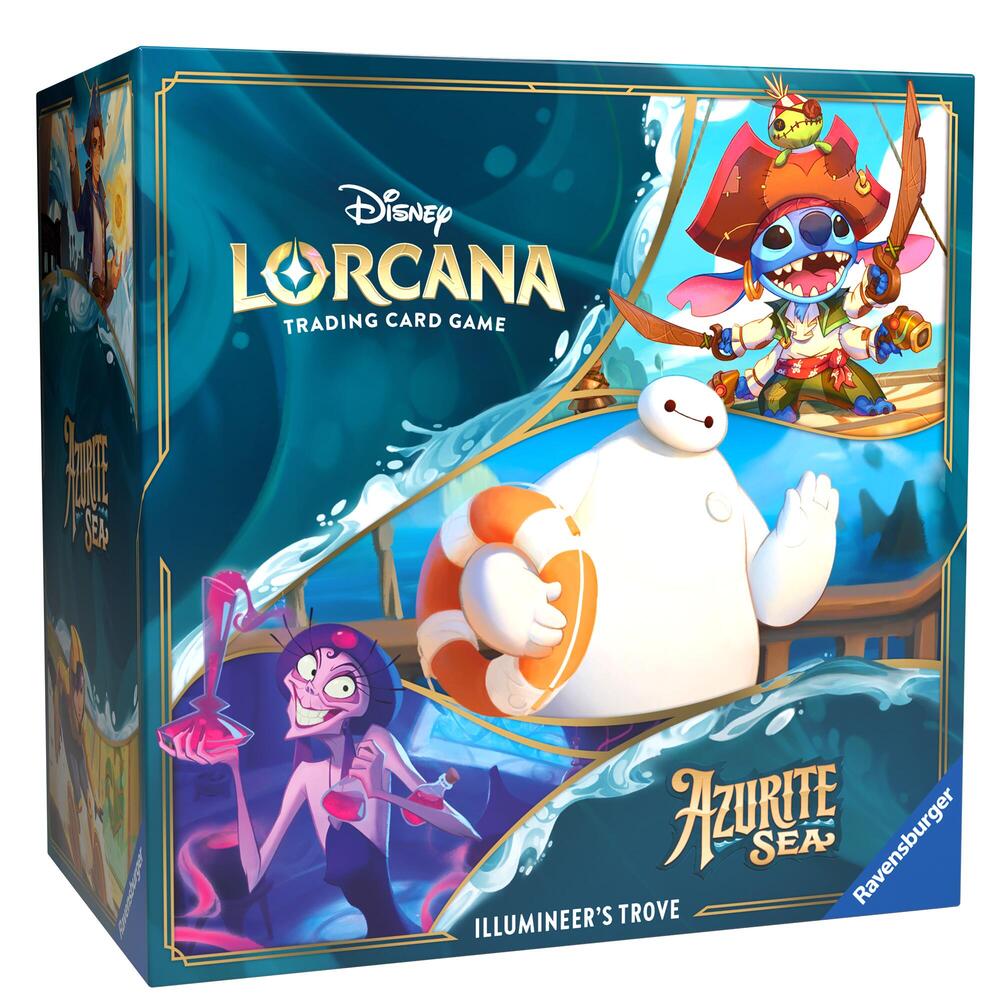 lorcana azurite sea card Disney - - Deck Box There are two starter decks available Disney Lorcana - STITCH Azurite